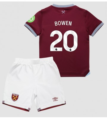 West Ham United Jarrod Bowen #20 Hjemmebanetrøje Børn 2025-26 Kortærmet (+ Korte bukser)